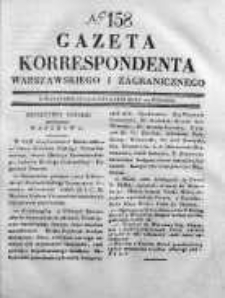 Gazeta Korrespondenta Warszawskiego i Zagranicznego 1830, Nr 158
