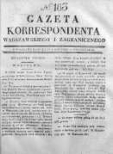 Gazeta Korrespondenta Warszawskiego i Zagranicznego 1830, Nr 163
