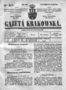 Gazeta Krakowska, 1841, Nr 217