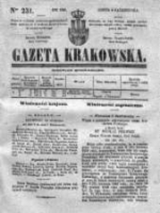 Gazeta Krakowska, 1841, Nr 231