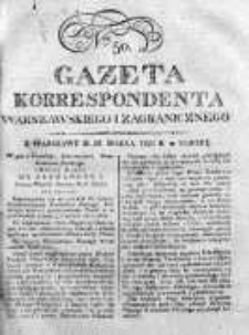 Gazeta Korrespondenta Warszawskiego i Zagranicznego 1823, Nr 50