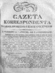 Gazeta Korrespondenta Warszawskiego i Zagranicznego 1823, Nr 55