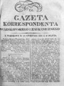 Gazeta Korrespondenta Warszawskiego i Zagranicznego 1823, Nr 61
