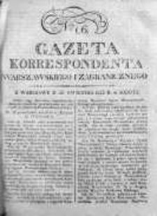 Gazeta Korrespondenta Warszawskiego i Zagranicznego 1823, Nr 66