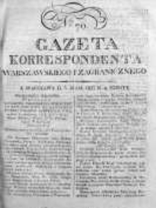 Gazeta Korrespondenta Warszawskiego i Zagranicznego 1823, Nr 70