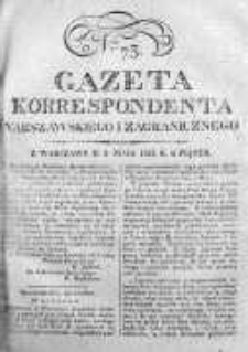 Gazeta Korrespondenta Warszawskiego i Zagranicznego 1823, Nr 73
