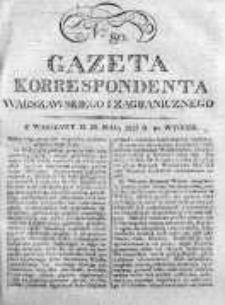 Gazeta Korrespondenta Warszawskiego i Zagranicznego 1823, Nr 80
