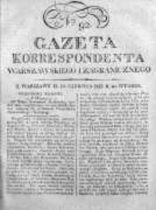 Gazeta Korrespondenta Warszawskiego i Zagranicznego 1823, Nr 92