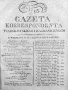 Gazeta Korrespondenta Warszawskiego i Zagranicznego 1823, Nr 93