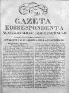 Gazeta Korrespondenta Warszawskiego i Zagranicznego 1823, Nr 99