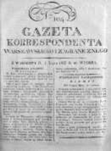 Gazeta Korrespondenta Warszawskiego i Zagranicznego 1823, Nr 104