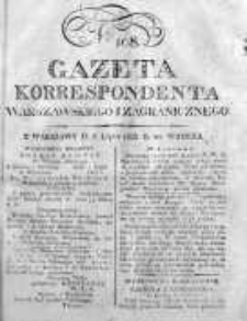 Gazeta Korrespondenta Warszawskiego i Zagranicznego 1823, Nr 108