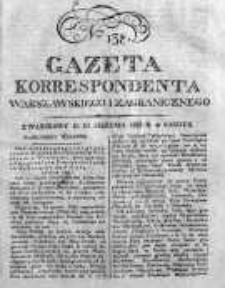 Gazeta Korrespondenta Warszawskiego i Zagranicznego 1823, Nr 138