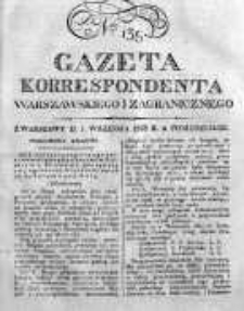 Gazeta Korrespondenta Warszawskiego i Zagranicznego 1823, Nr 139