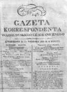 Gazeta Korrespondenta Warszawskiego i Zagranicznego 1823, Nr 146