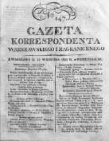 Gazeta Korrespondenta Warszawskiego i Zagranicznego 1823, Nr 147