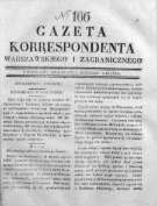 Gazeta Korrespondenta Warszawskiego i Zagranicznego 1830, Nr 166