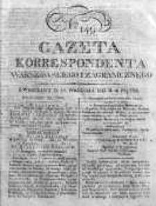 Gazeta Korrespondenta Warszawskiego i Zagranicznego 1823, Nr 149