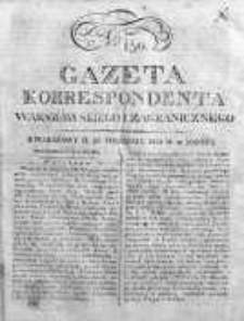 Gazeta Korrespondenta Warszawskiego i Zagranicznego 1823, Nr 150