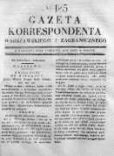Gazeta Korrespondenta Warszawskiego i Zagranicznego 1830, Nr 185