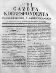 Gazeta Korrespondenta Warszawskiego i Zagranicznego 1830, Nr 191