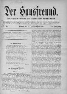 Der Hausfreund 22 kwiecień 1909 nr 16