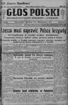 Głos Polski : dziennik polityczny, społeczny i literacki 3 sierpień 1929 nr 210