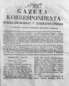 Gazeta Korrespondenta Warszawskiego i Zagranicznego 1830, Nr 227