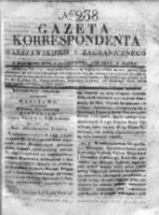 Gazeta Korrespondenta Warszawskiego i Zagranicznego 1830, Nr 238