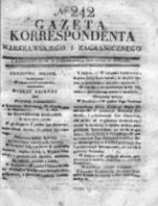 Gazeta Korrespondenta Warszawskiego i Zagranicznego 1830, Nr 242