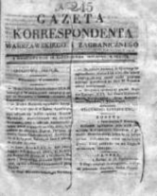 Gazeta Korrespondenta Warszawskiego i Zagranicznego 1830, Nr 245
