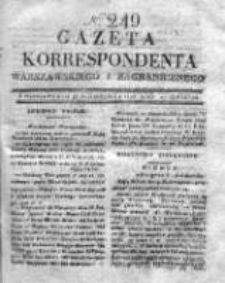 Gazeta Korrespondenta Warszawskiego i Zagranicznego 1830, Nr 249