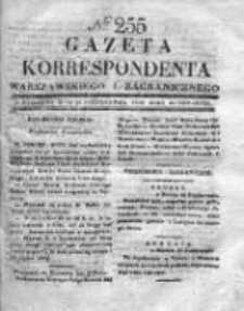Gazeta Korrespondenta Warszawskiego i Zagranicznego 1830, Nr 255