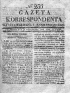 Gazeta Korrespondenta Warszawskiego i Zagranicznego 1830, Nr 256