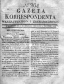 Gazeta Korrespondenta Warszawskiego i Zagranicznego 1830, Nr 264