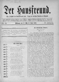 Der Hausfreund 27 maj 1909 nr 21