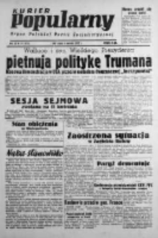 Kurier Popularny. Organ Polskiej Partii Socjalistycznej 1947, II, Nr 93