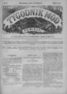 Tygodnik Mód i Powieści. Pismo ilustrowane dla kobiet. 1884, No 11