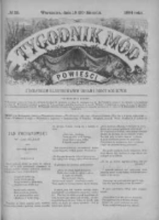 Tygodnik Mód i Powieści. Pismo ilustrowane dla kobiet. 1884, No 35