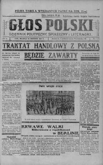 Głos Polski : dziennik polityczny, społeczny i literacki 29 wrzesień 1929 nr 219