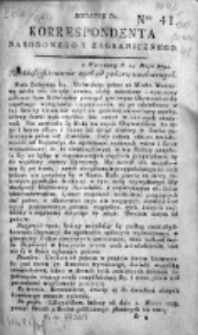 Dodatek do Korrespondenta Warszawskiego y Zagranicznego 1794, Nr 41