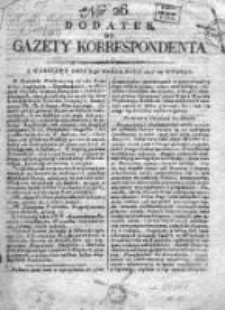 Dodatek do Gazety Korrespondenta 1807, Nr 26