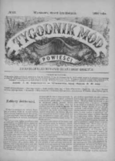 Tygodnik Mód i Powieści. Pismo ilustrowane dla kobiet. 1886, No 33