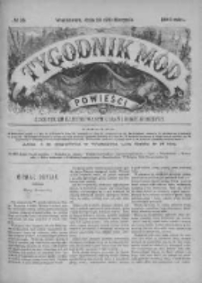 Tygodnik Mód i Powieści. Pismo ilustrowane dla kobiet. 1886, No 35