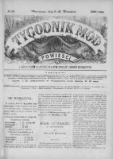 Tygodnik Mód i Powieści. Pismo ilustrowane dla kobiet. 1886, No 38