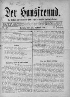 Der Hausfreund 2 wrzesień 1909 nr 35