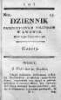 Dziennik Patriotycznych Polityków w Lwowie 1796 I, Nr 13