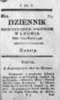 Dziennik Patriotycznych Polityków w Lwowie 1796 I, Nr 71