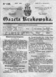 Gazeta Krakowska 1839, II, Nr 129