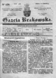 Gazeta Krakowska 1839, II, Nr 138